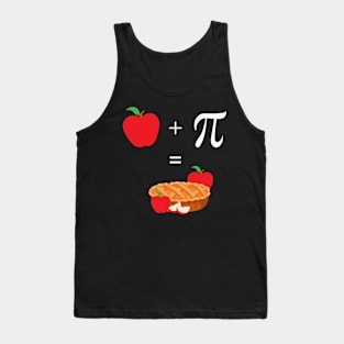 Funny Apple Pie Equation for Pi Day Tank Top